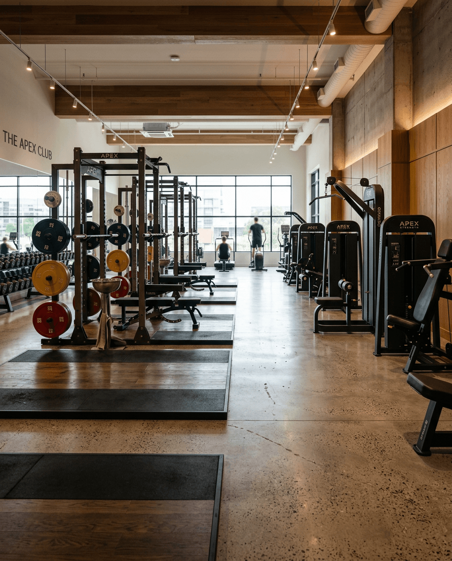 Strength training zone at ENDO